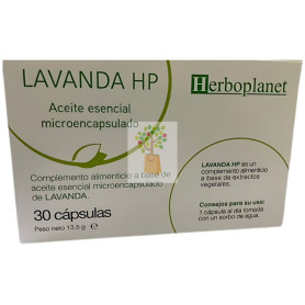 LAVANDA HP 10,65 g, 30 capsulas de A. E. Microencapsulados HERBOPLANET