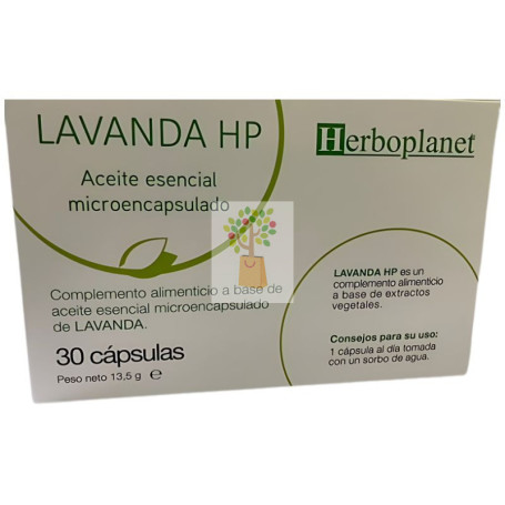 LAVANDA HP 10,65 g, 30 capsulas de A. E. Microencapsulados HERBOPLANET