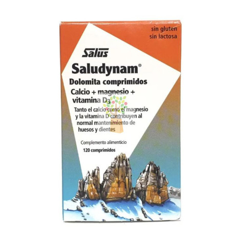 SALUDYNAM CON VITAMINA D 120 COMPRIMIDOS SALUS