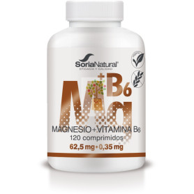 MAGNESIO+VIT. B6 1550mgrs. x 120  LIBERACION SOSTENIDA SORIA NATURAL
