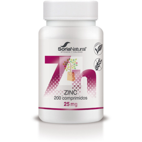 ZINC 350 mgrs. x 200  LIBERACION SOSTENIDA SORIA NATURAL