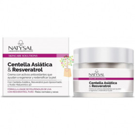 CREMA FACIAL CENTELLA ASIATICA Y RESVERATROL 50Ml NATYSAL