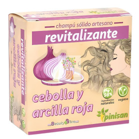 CHAMPU SOLIDO REVITALIZANTE CEBOLLA Y ARCILLA ROJA PINISAN