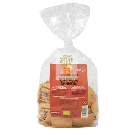 MINI CRACKERS CON ESPELTA Y QUINOA 250Gr FINESTRA