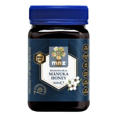 Miel de Manuka RAW Monofloral MGO 100+ 500g MANUKA WORLD