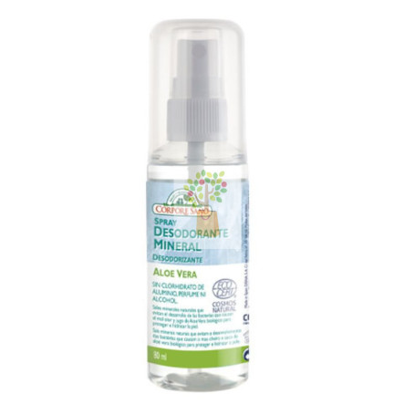 DESODORANTE MINERAL CON ALOE SPRAY 80Ml CORPORE SANO