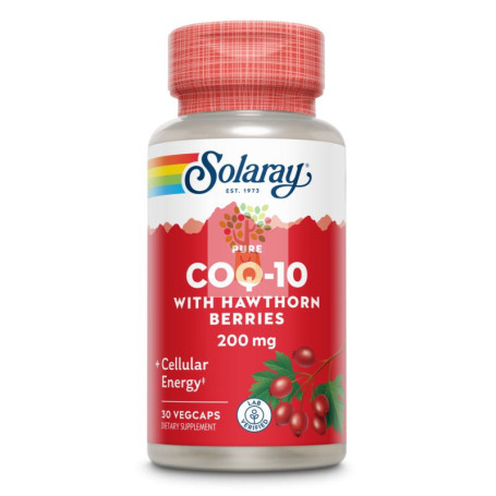 PURE COQ10 200 MG - 30 CÁPSULAS SOLARAY