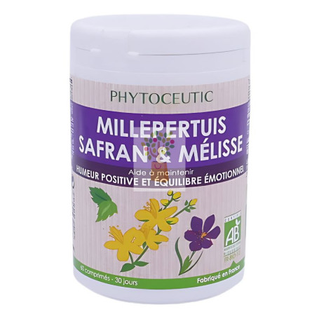 COMPLEJO HIPÉRICO+AZAFRÁN+MELISA BIO 60 COMPRIMIDOS INSTITUT PHYTOCEUTIC