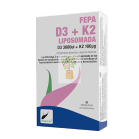 FEPA D3 + K2 LIPOSOMADA 40CAPSULAS FEPADIET