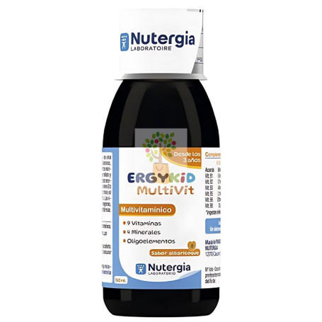 ERGYKID MULTIVID 150 ML NUTERGIA