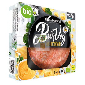 BURVEG SABOR QUESO 2 UDS x 110 GR SORIA NATURAL ALIMENTACION