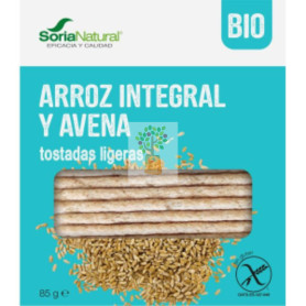 TOSTADAS ARROZ INTEGRAL Y AVENA 85 GR SORIA NATURAL ALIMENTACION