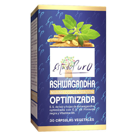 ESTADO PURO ASHWAGANDHA OPTIMIZADA 30 CAP ESTADO PURO - TONGIL