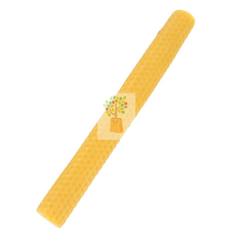 VELA MIEL DE ABEJA 20CM ORO DE LOS ANDES