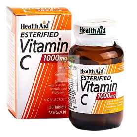 ESTERIFIED VITAMINA C 1000MG 30 TABLETAS HEALTH AID