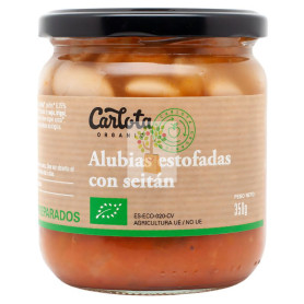 ALUBIAS ESTOFADAS CON SEITAN 270Gr CARLOTA