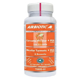 CURCUMA MICELAR + PEA CON BOSWELIA 60 CAPSULAS AIRBIOTIC