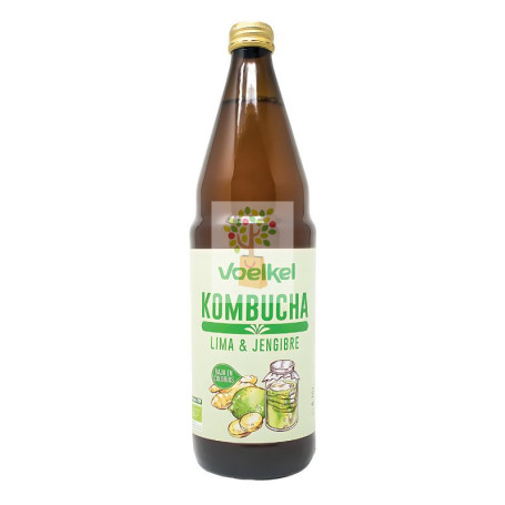 KOMBUCHA LIMA Y JENGIBRE 750ML VOELKEL