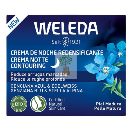 CREMA DE NOCHE RED.GENCIANA AZUL Y EDELWEISS 40ML WELEDA