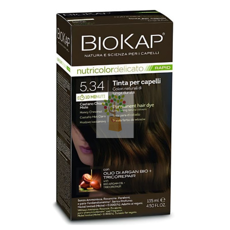 RAPID DELICATO 5.34 CASTAÑO MIEL CLARO 135ML BIOKAP