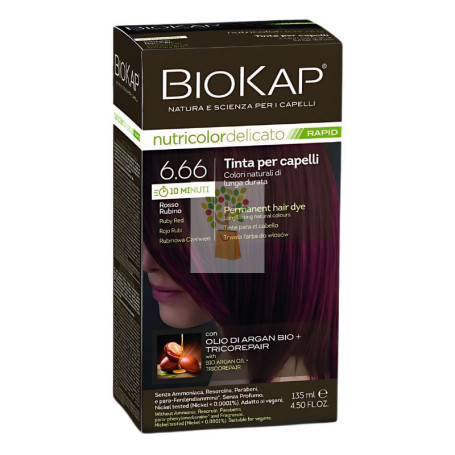 RAPID DELICATO 6.66 ROJO RUBI 135ML BIOKAP