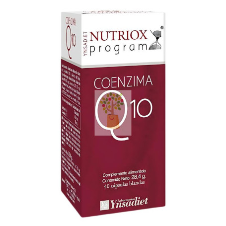 COENZIMA Q10 100MG 30 CAPSULAS VEGETALES YNSADIET