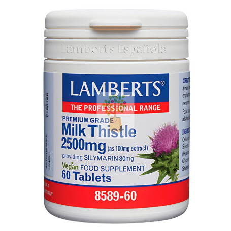 CARDO MARIANO 2.500Mg. 60 TABLETAS LAMBERTS