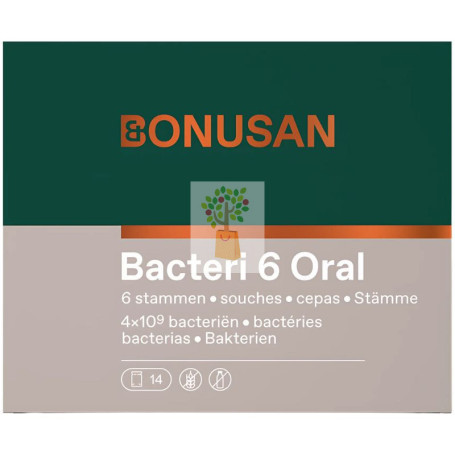 BACTERI 6 ORAL 14 SOBRES BONUSAN