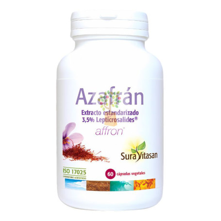 AZAFRÁN 60 CÁPSULAS VEGETALES SURA VITASAN