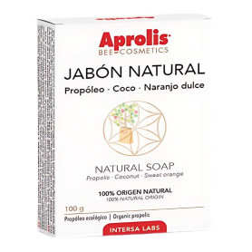 APROLIS JABÓN NATURAL PROPÓLEO-COCO-NARANJO DULCE 100 GR INTERSA