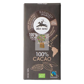 TABLETA DE CACAO 100% 50 GR ALCE NERO