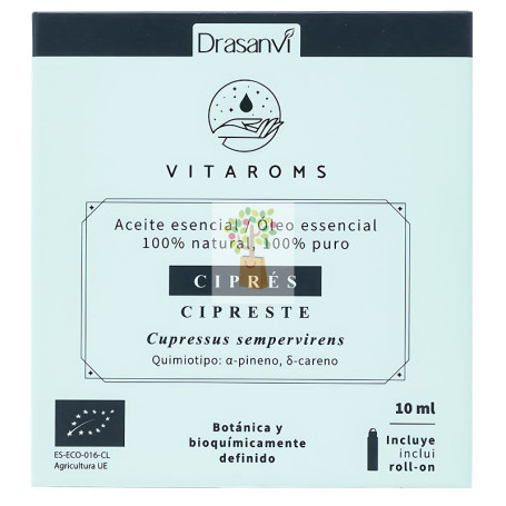 ACEITE ESENCIAL CIPRES BIO 10ML VITAROMS DRASANVI