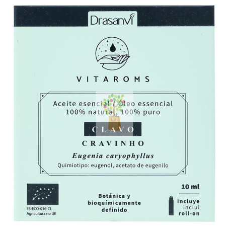 ACEITE ESENCIAL CLAVO BIO 10ML VITAROMS DRASANVI
