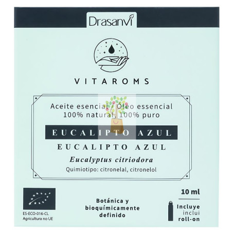 ACEITE ESENCIAL EUCALIPTO AZUL BIO 10ML VITAROMS DRASANVI