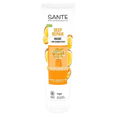 MASCARILLA CAPILAR 1MIN REPARACIÓN PROF. ESCUALENO 150ML SANTE