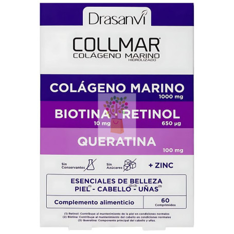 COLLMAR ESENCIALES BELLEZA 60 COMPRIMIDOS DRASANVI