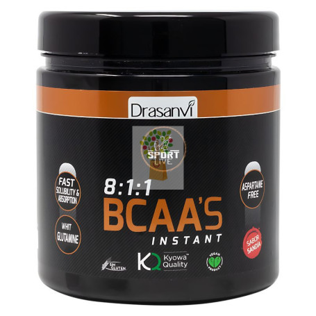 BCAAS + GLUTAMINA SABOR SANDIA 275GR DRASANVI SPORT LIVE