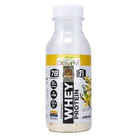 BOTELLA MONODOSIS WHEY PROTEIN CONCENTRADO VAINILLA 30G DRASANVI