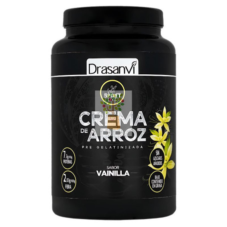 CREMA ARROZ SABOR VAINILLA 1 KG DRASANVI SPORT LIVE