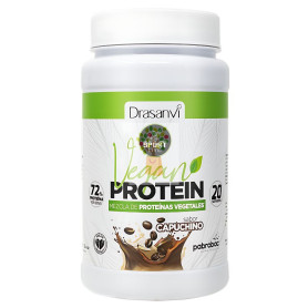 PROTEINA VEGANA SABOR CAPUCHINO 600 GR DRASANVI SPORT LIVE