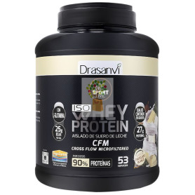 WHEY PROTEIN AISLADO CHOCO BLANCO 1,6KG DRASANVI SPORT LIVE
