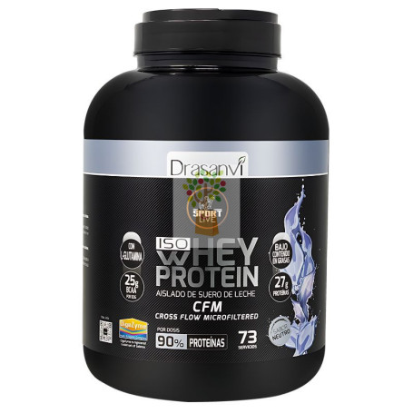 WHEY PROTEIN AISLADO NEUTRO 2,2KG DRASANVI SPORT LIVE