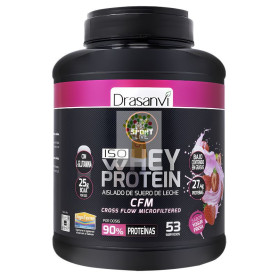 WHEY PROTEIN AISLADO YOGUR FRESA 1,6KG DRASANVI SPORT LIVE