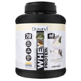 WHEY PROTEIN CONCENTRADA CHOCO BLANCO 1,45KG DRASANVI SPORT LIVE