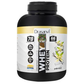 WHEY PROTEIN CONCENTRADA VAINILLA 2KG DRASANVI SPORT LIVE