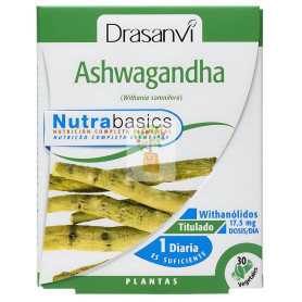 ASHWAGANDHA 30 CÁPSULAS NUTRABASICS DRASANVI