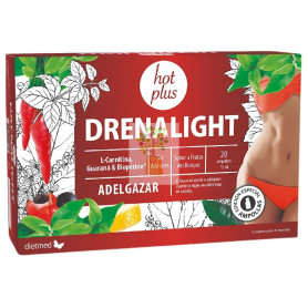 DRENALIGHT HOT PLUS 20 AMPOLLAS DIETMED