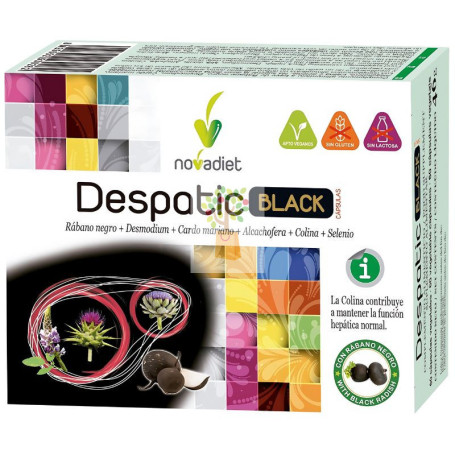 DESPATIC BLACK 60 CÁPSULAS VEGETALES NOVA DIET