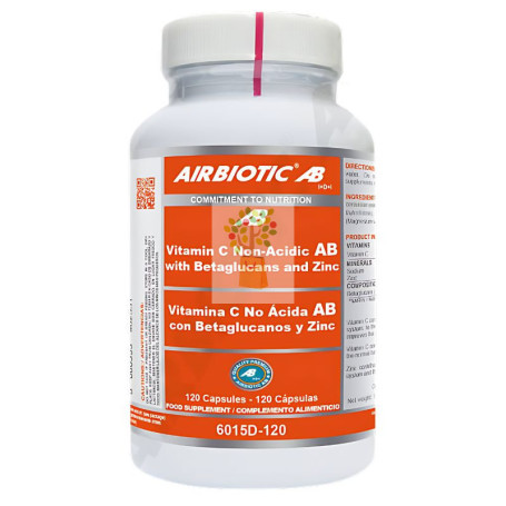 VIT C NO ACIDA AB 120 CÁPSULAS AIRBIOTIC
