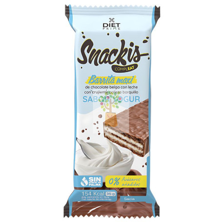 BARRITA SNACKIS COMPLEAT SABOR YOGUR 35G HERBORA